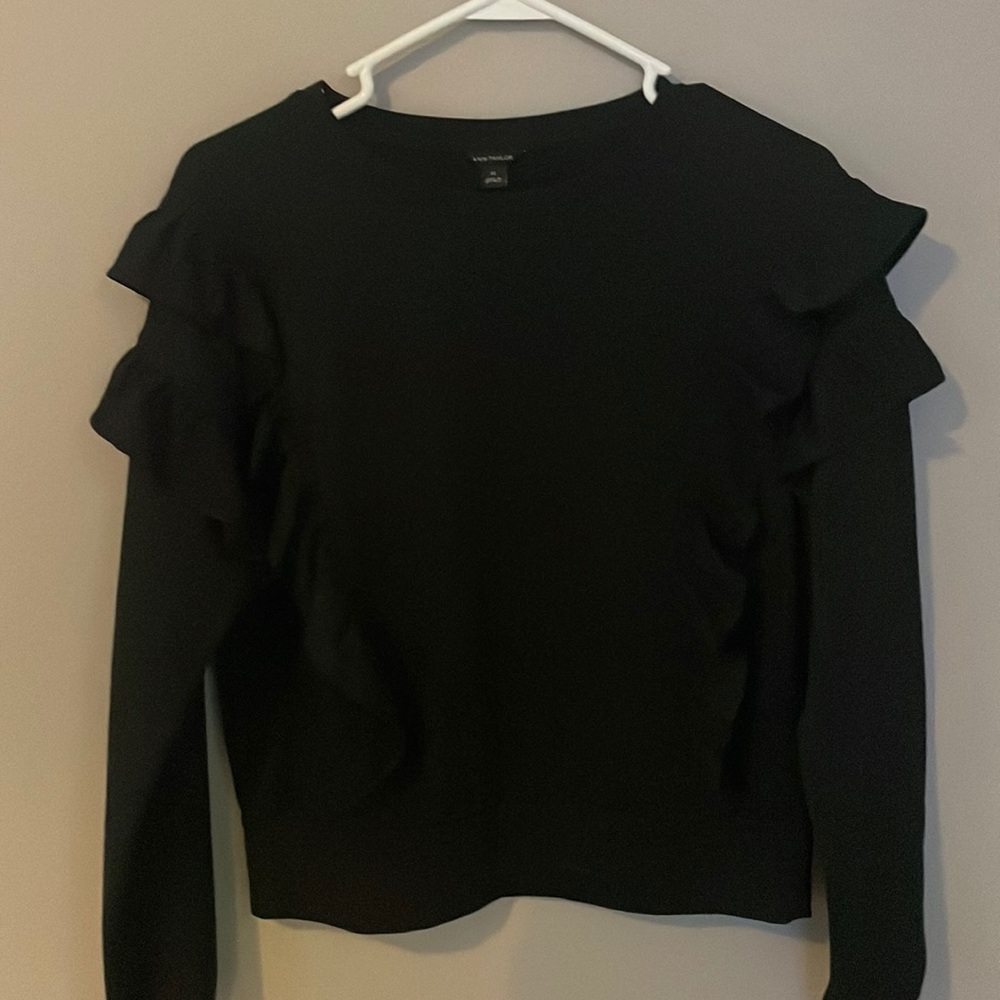 Ann Taylor ruffle sweater